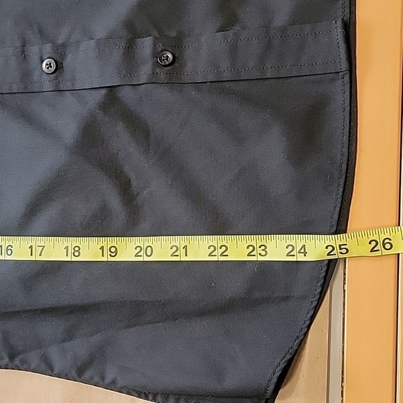 Port Authority Size XS Black Button Down Long Sleeve Blouse, Exc. Used Condition - Picture 9 of 11